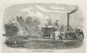 Lincolnshire Drucke: Drehscheibe oder Schrotmühle