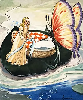 Classic Fairy Tale Prints Online Drucke: Thumbelisa