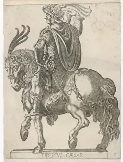 Imperial Rome Portraits Drucke: Tiberius Caesar / Horse