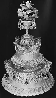 Zwei-Tier-Weddingkuchen