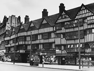 Tudor Style Buildings UK Drucke: Timber-Frame House / 1939