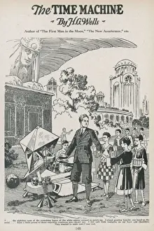 Victorian Era Illustration Drucke: The Time Machine