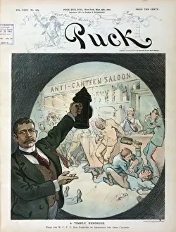 Puck Magazine Cartoons Drucke: A timely exposure