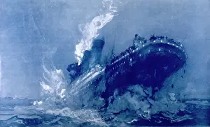 Der Titanic sinkt