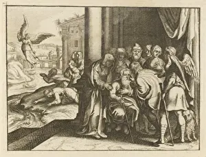 Old Testament Events Drucke: Tobit is Healed