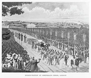 Trade Union Movement Drucke: Tolpuddle Demonstration