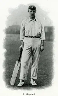 Old English Cricket Players Drucke: Tom Hayward