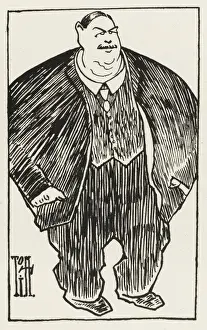 Drucke von Willi James Thorn, bekannt als Will Thorn. Britischer Gewerkschaftsführer und Aktivist sowie einer der ersten Abgeordneten des Parlaments für die Labour Party William James Drucke: Tom Titt / Willy Thorn