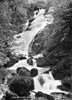 Early 1900s Irish Landscape Photography Drucke: Torc Cascade, Killarney