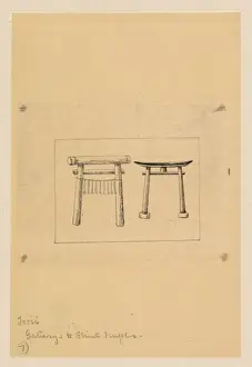 Traditional Japanese Prints Drucke: Torii - gateways to shinto temples