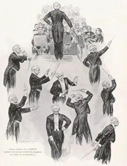 Italian Conductor Drucke: A Toscanini / Simont 1934