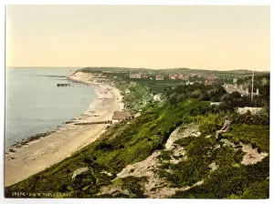 Isle Of Wight Drucke: Toten Land Bay, Insel der Wynter, England