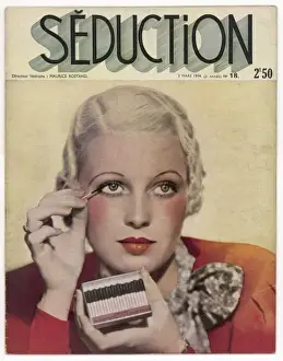 Makeup Application Techniques Drucke: Touching up Eyelashes