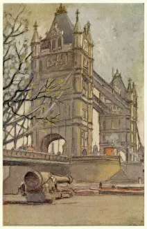 Iconic British Landmarks Drucke: Tower Bridge 1926