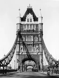 Historic British Bridges Drucke: Tower Bridge 1939