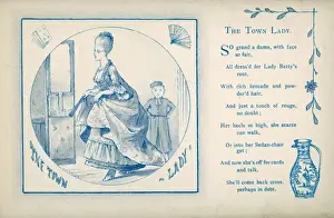 Victorian Woman Portrait Drucke: The Town Lady