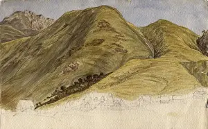 Scouting History Images Drucke: Town in a valley
