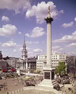 Trafalgar Square Architecture Drucke: Trafalgar Square 1968