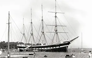 Drucke von Schulschiff Arethusa - wird manchmal als Arethusasecond genannt, da es die Original-Arrowith im Jahr 1933 durch einen neuen langjährigen Schiffsarrows ersetzte. Datum: um das Jahr 30er Vereinigtes Königreich Drucke: Schulboot Arethusa II