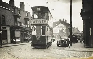 Birmingham Street Scene Drucke: Tram in Birmingham