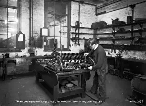 Northern Ireland Trams Drucke: Tram Construction at Belfast, Fitting and Adjusting Controll