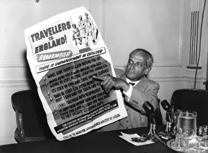 Poster Drucke: Reisende nach England! Ein Werbung für die jamaikanische Migration