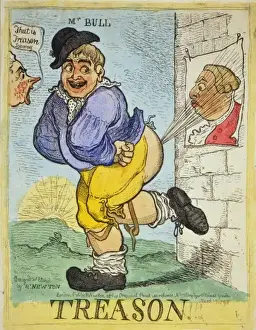 British Cartoons Drucke: Treason
