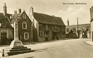 Wiltshire Historical Landmarks Drucke: The Triangle, Malmesbury