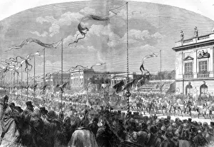 Crown Prince Frederick William Drucke: Triumphal entry into Berlin