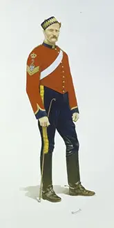 Drucke von Sergeantmajor der Truppe des Königlichen Schottischen Garde (2. Dragonerregiment), Gemälde von Malcolm Greensmith Königlich Schottische Graue Drucke: Truppsergeantmajor - Königliche Garde der Grafschaften