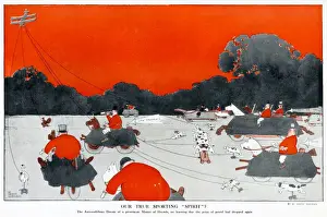 Unser wahres Sport-SPIRIT ? von William Heath Robinson.