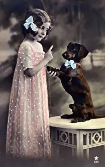 Vertrauen - Mädchen und Dachsbrüterin