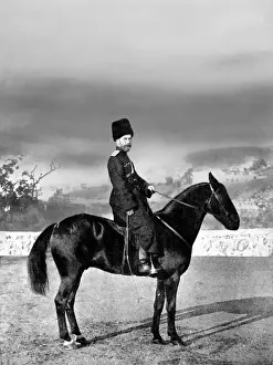 Historical Russian Royalty Drucke: The Tsar as a Cossack