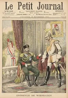 Russian Tsar Nicholas II Drucke: Tsar Meets Kaiser / 1903