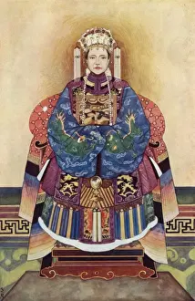 Chinese History Images Drucke: TSU HSI (1834 - 1908)