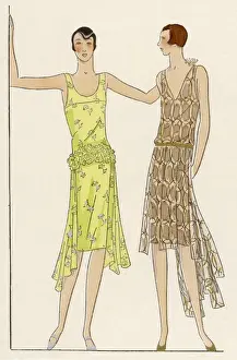 Vintage Fashion Prints Drucke: Two in Tulle