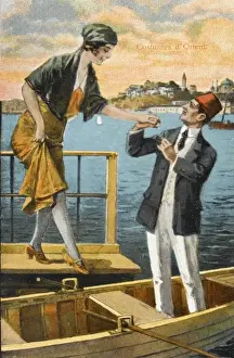 Historical Romance Images Drucke: Turkish gallantry