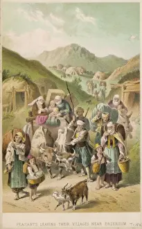Russo Turkish War History Drucke: Turkish Refugees