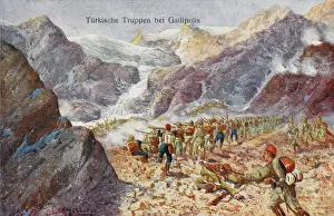 türkische Truppen – Dardanellen