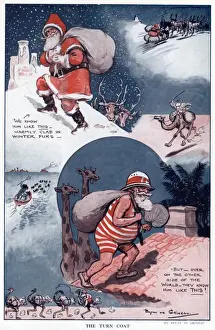 Father Christmas Gifts Drucke: The Turn Coat 1925