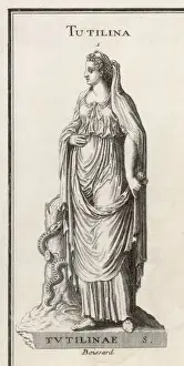 Roman Mythology Images Drucke: Tutilina, Goddess