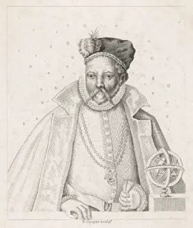 Astronomy Art Prints Drucke: Tycho Brahe (Cooper)