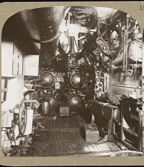 Submarine Interior Design Drucke: U-Boat Interior