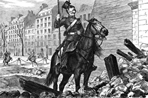 Arc De Triomphe History Drucke: Uhlan in Paris