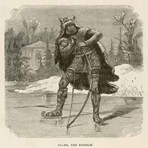 Nordische Mythologie Drucke: Ulrich der Bogenschütze