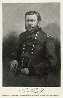 Historical Figure Portrait Drucke: Ulyssess Grant / Johnson