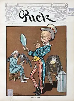 Puck Magazine Cartoons Online Drucke: Uncle John