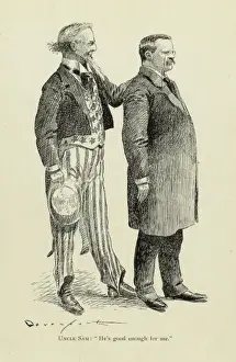 American History Prints Online Drucke: Uncle Sam: Hes good enough for me