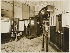 Vintage British Railways Drucke: Underground Station / 1928