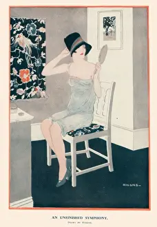Cloche Hat Fashion Drucke: An Unfinished Symphony
